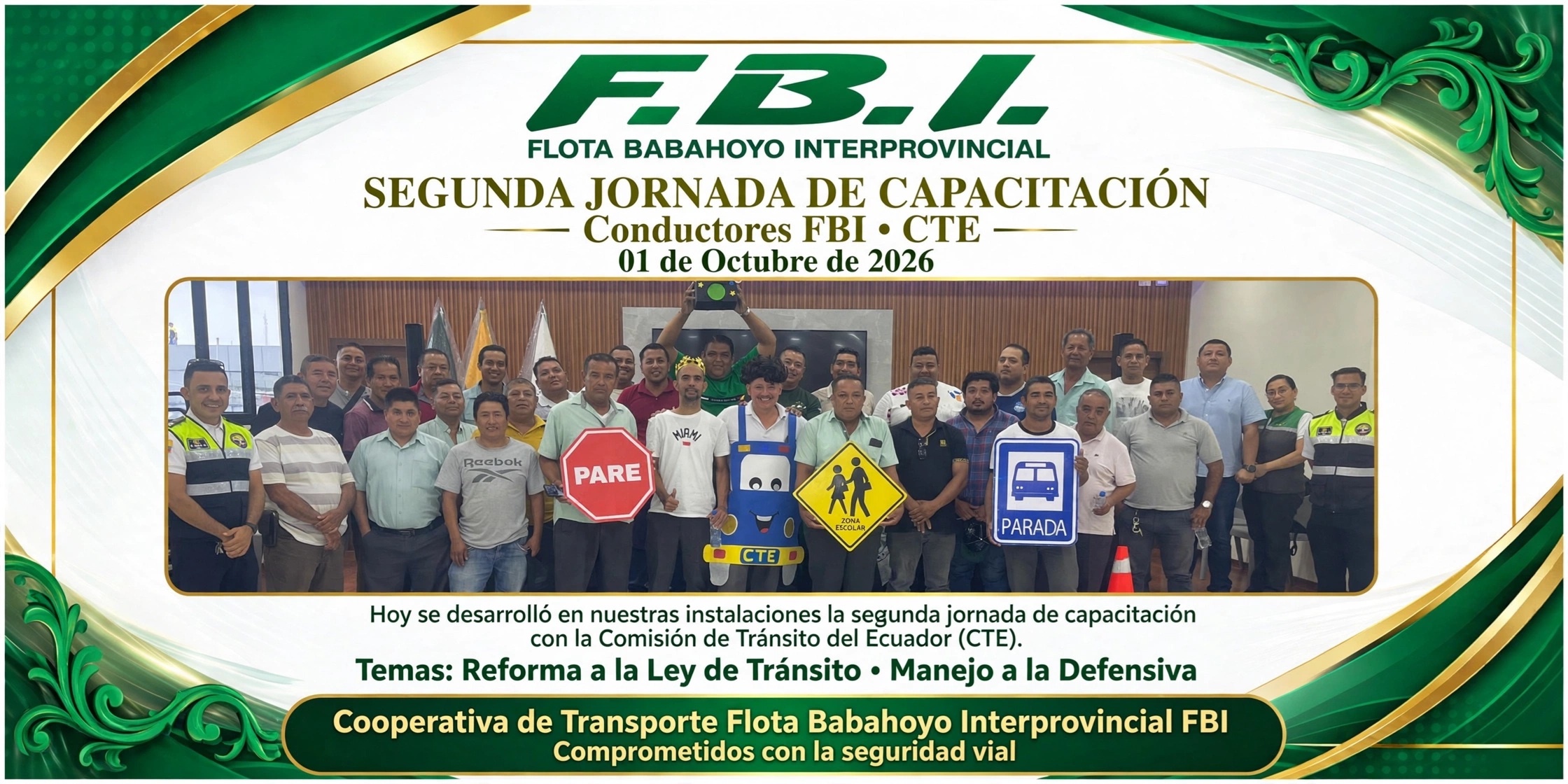 2da JORNADA DE CAPACITACIÓN A CONDUCTORES